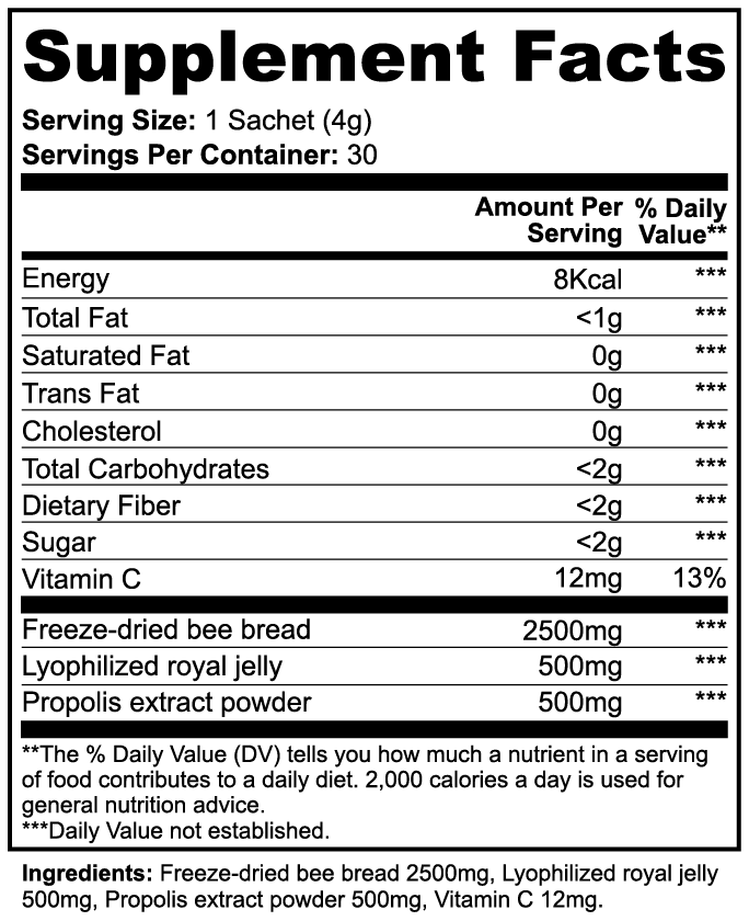 Better Human Goods Bee Bread Powder — Real Bee Bread, No Filler