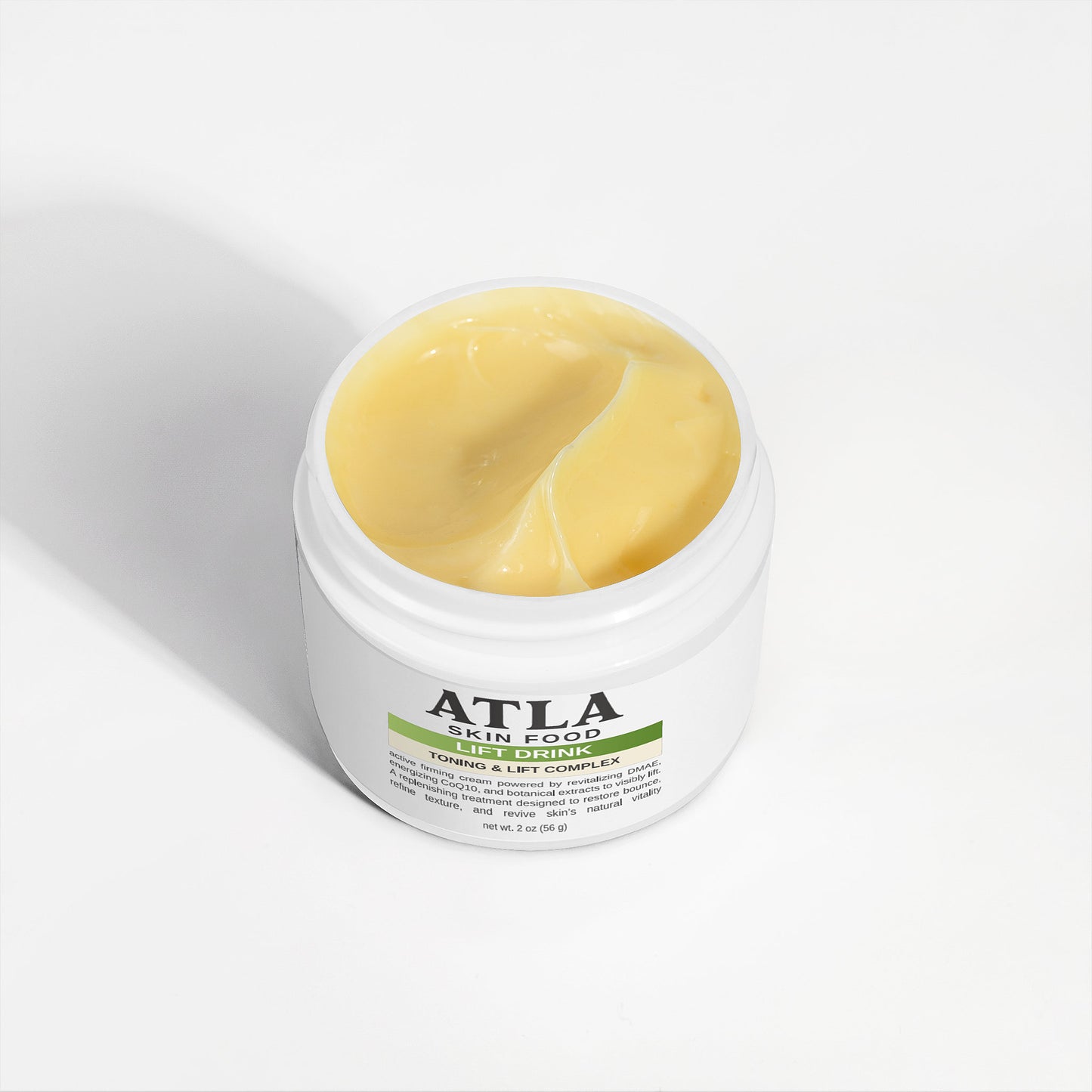 Face, Neck & Jawline Toning Cream — product photo on a white background, back view.
