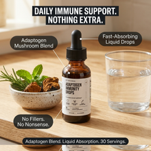 Adaptogen Immunity Drops — Daily Immune Support, Functional Mushrooms