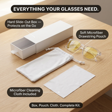 Litez Simple Packaging Kit — Hard Case, Microfiber Pouch & Cleaning Cloth
