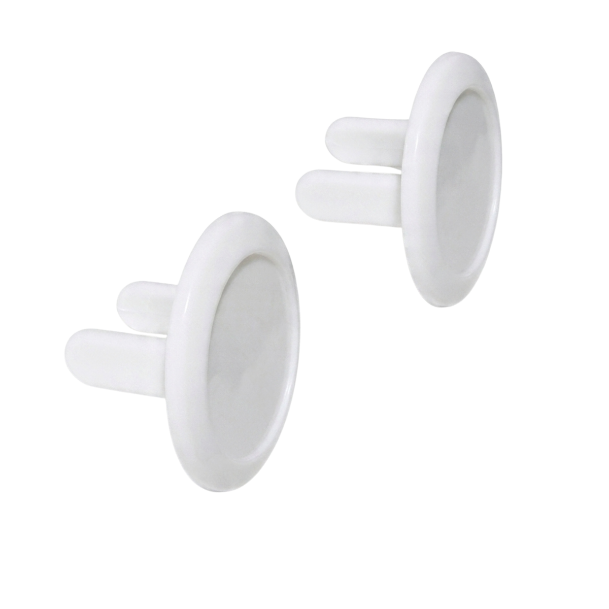 Round Outlet Covers — Baby Safety, 4-Pack, Snug Fit, Toddler-Proof
