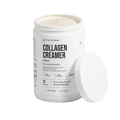 Grass-Fed Collagen Creamer — Real Bovine Collagen, Types 1 & 3, Vanilla
