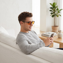 Blue Light Glasses: Transparrent Black