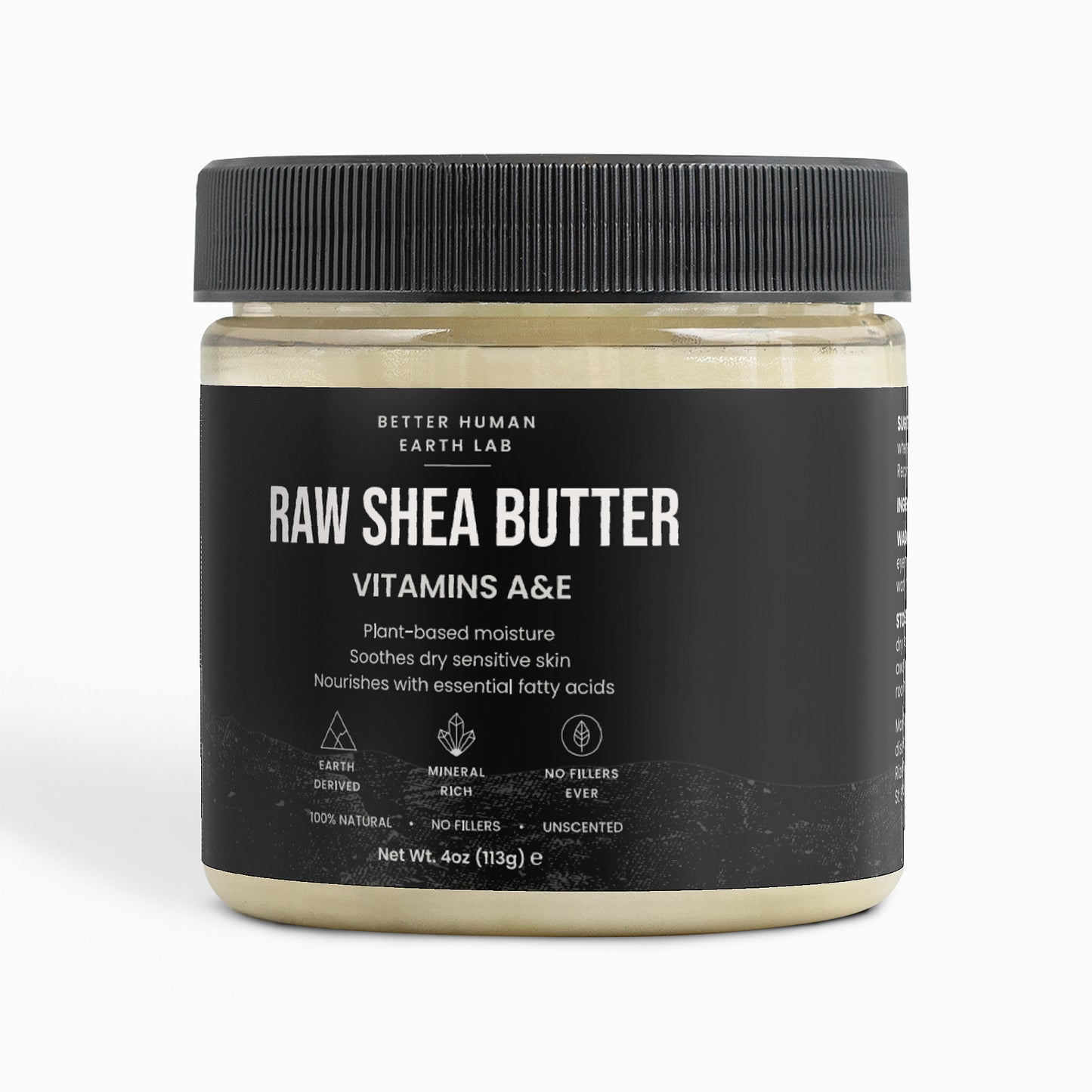 Better Human Goods Raw Shea Butter — One Ingredient, Unrefined