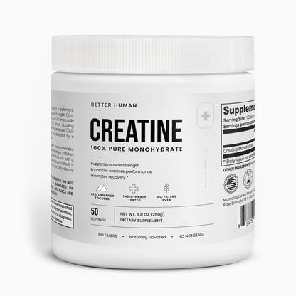 Better Human Goods Creatine Monohydrate — One Ingredient, No Filler