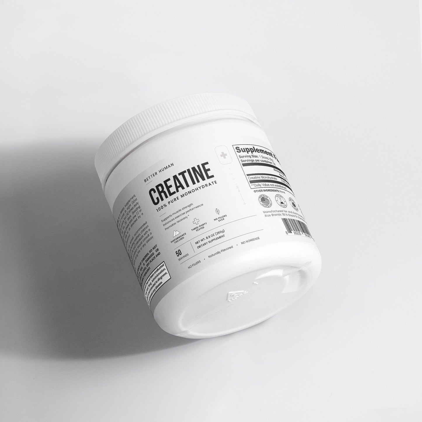 Better Human Goods Creatine Monohydrate — One Ingredient, No Filler