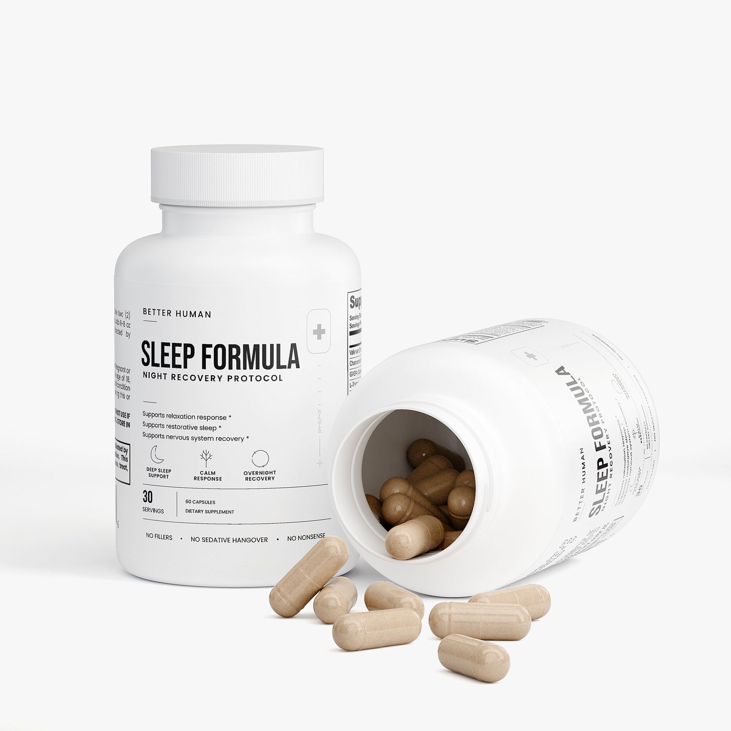 Better Human Goods Sleep Formula — Valerian, GABA & Melatonin