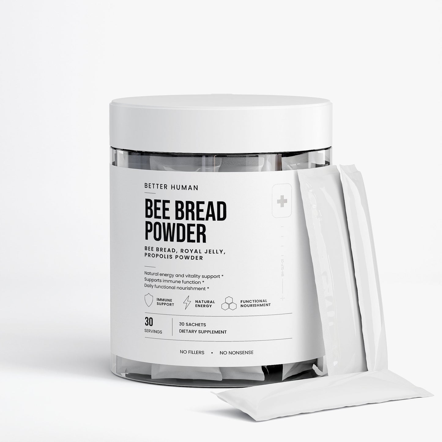 Better Human Goods Bee Bread Powder — Real Bee Bread, No Filler