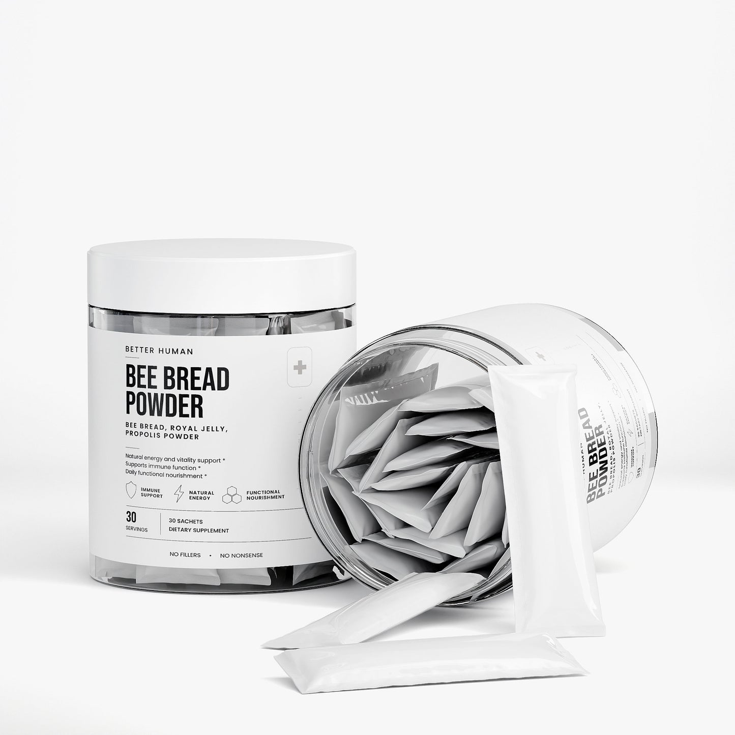 Better Human Goods Bee Bread Powder — Real Bee Bread, No Filler