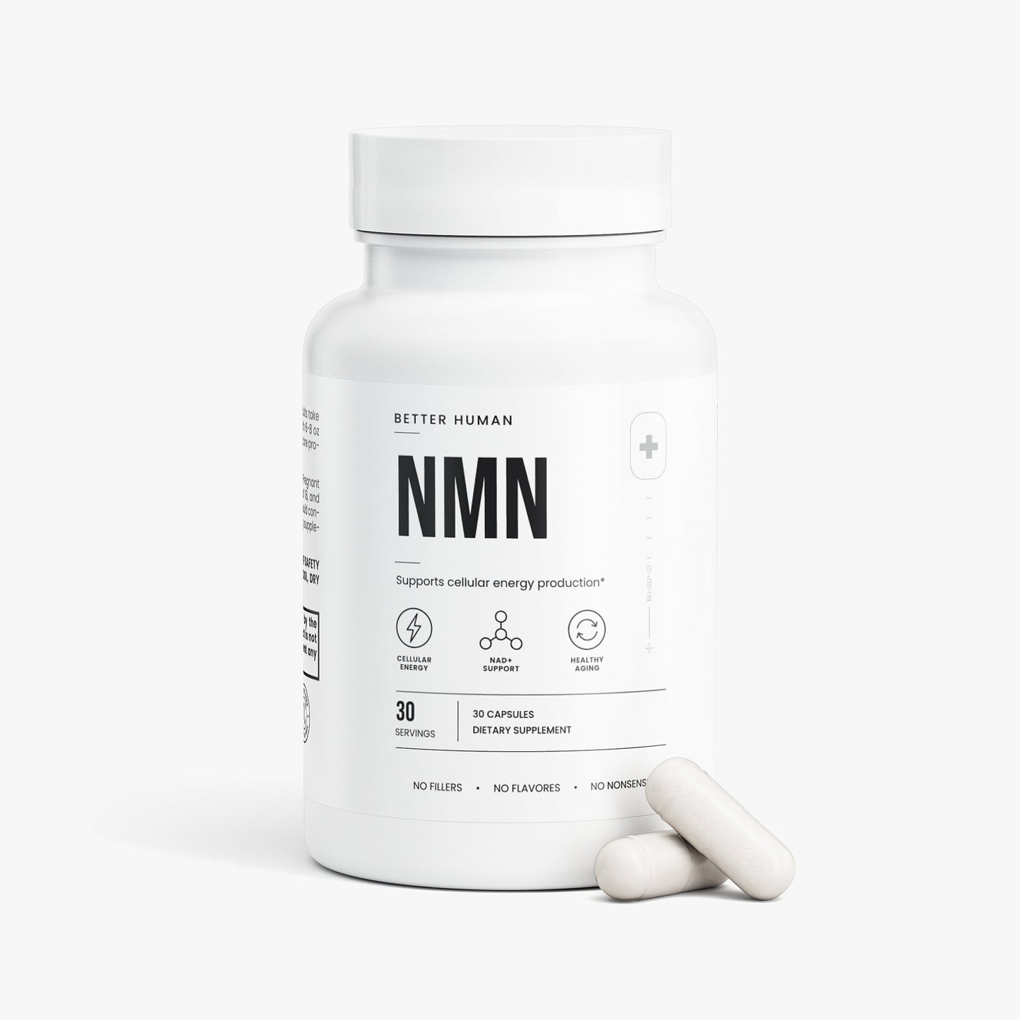 Better Human Goods NMN Capsules — 500mg, 99.9% Purity, One Active Ingredient