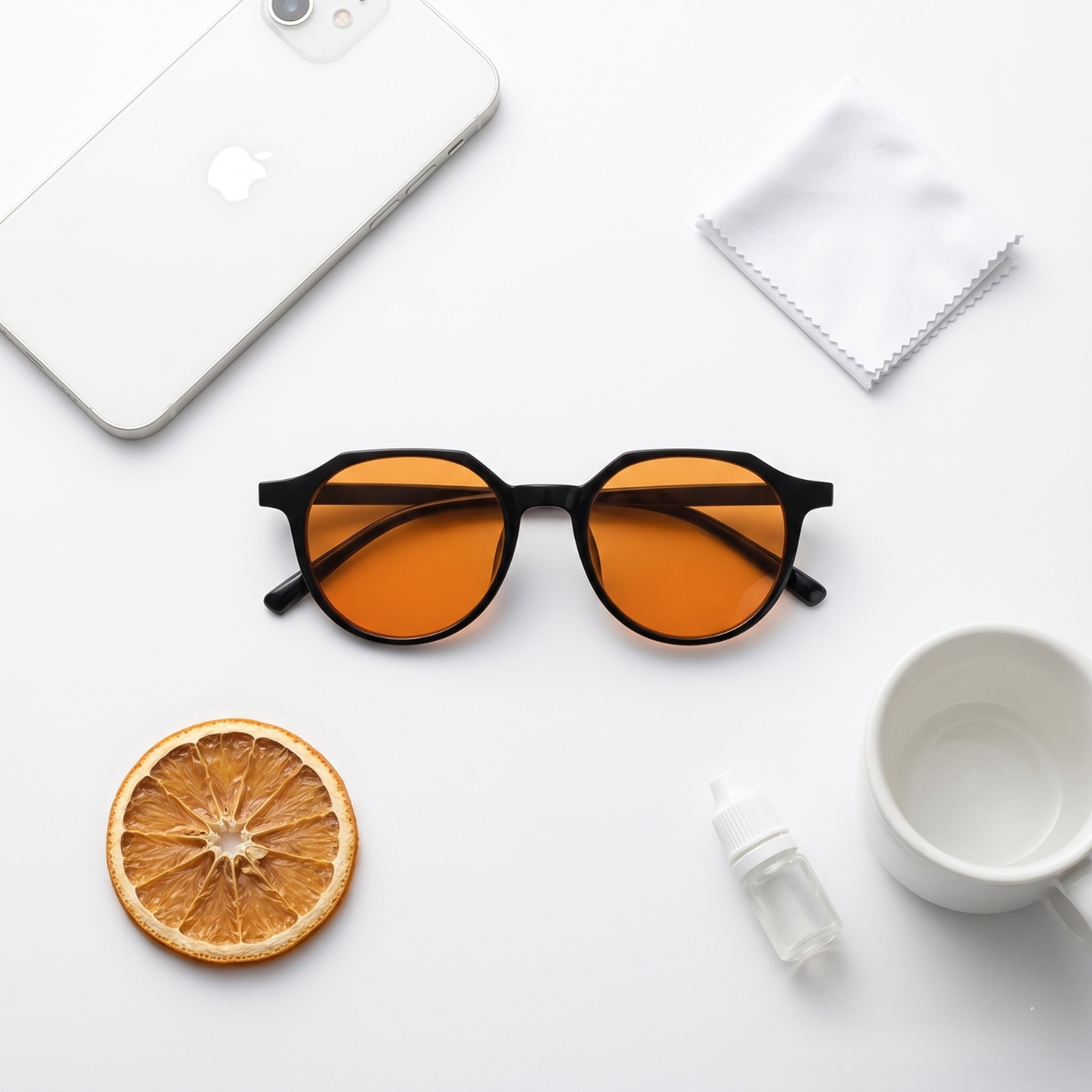 Blue Light Glasses: Transparrent Black