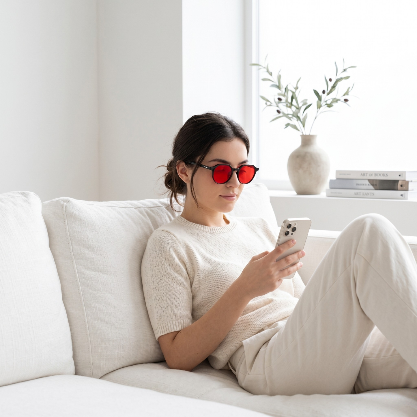 Blue Light Glasses: Transparrent Black