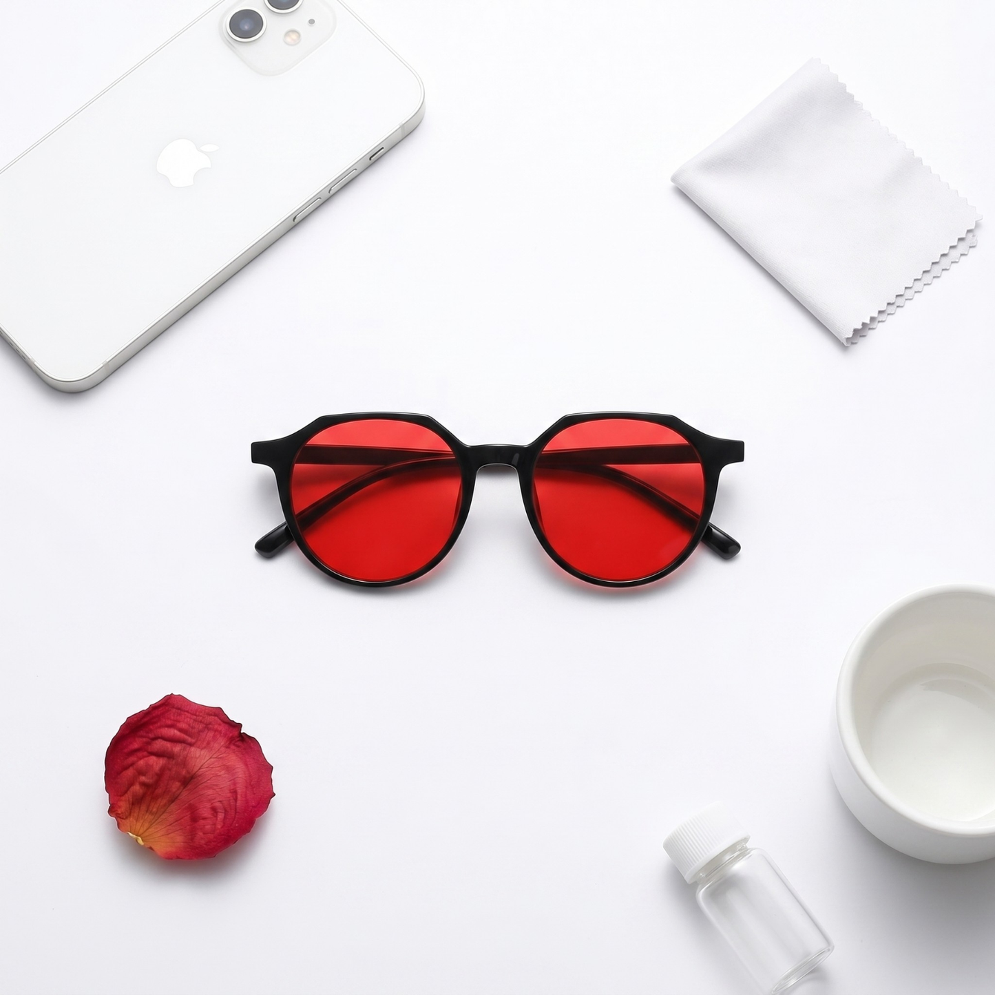Blue Light Glasses: Transparrent Black