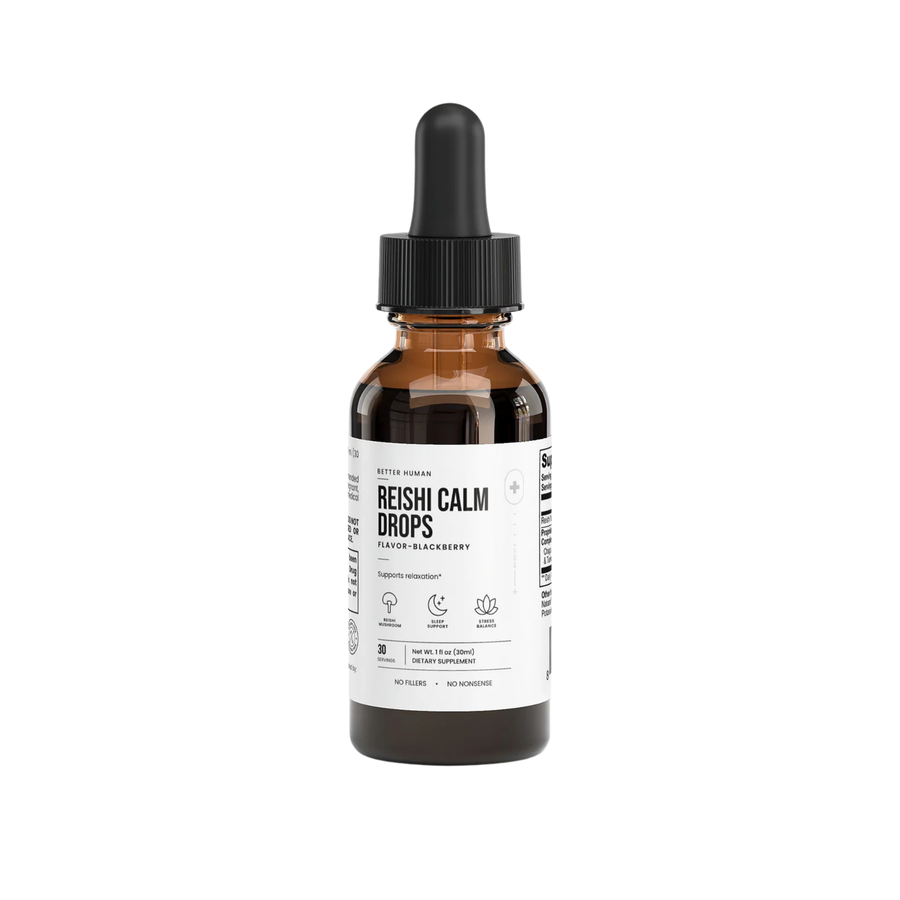 Reishi Calm Drops — Stress & Calm Support, Functional Mushrooms