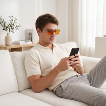 Blue Light Glasses: Transparent Gray