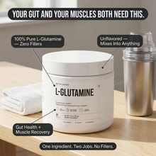 L-Glutamine — Gut & Muscle Recovery Support, Pure Powder
