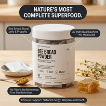 Bee Bread Powder — Propolis, Royal Jelly & Bee Bread, No Filler
