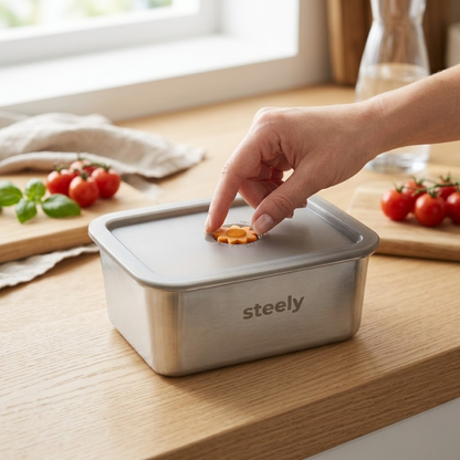 Steely Prep Food Storage 100% Steel