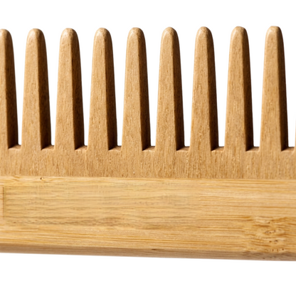 Bamboo Hair & Scalp Tools — Real Wood, Natural Bristles, 4 Styles