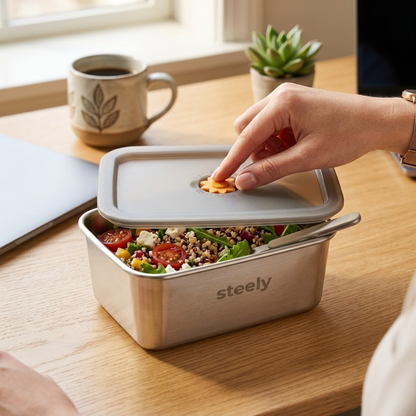 Steely Prep Food Storage 100% Steel