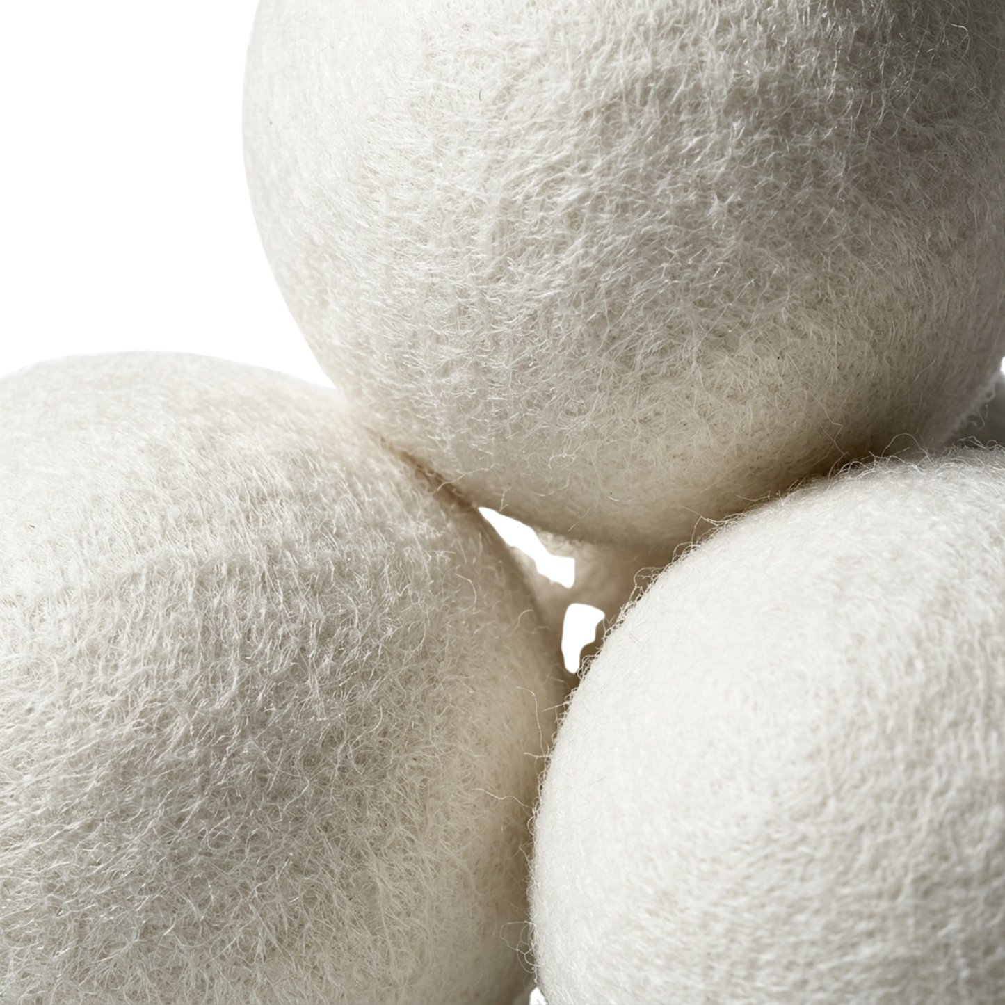 XL Wool Dryer Balls — 100% New Zealand Wool, Chemical-Free, 6-Pack