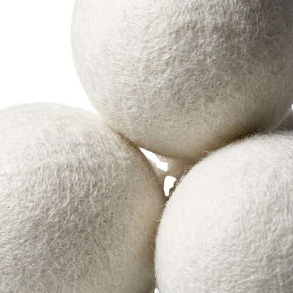 XL Wool Dryer Balls — 100% New Zealand Wool, Chemical-Free, 6-Pack