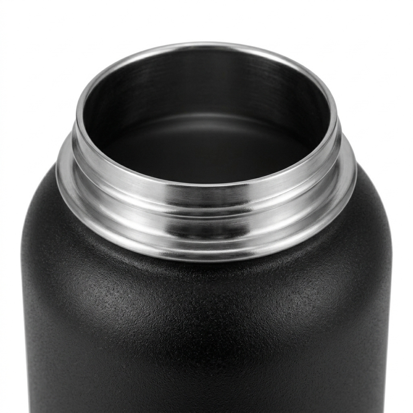 Steely Vacuum Flask — Plastic-Free, Bare Steel Interior, No Liner, 500ml & 1000ml