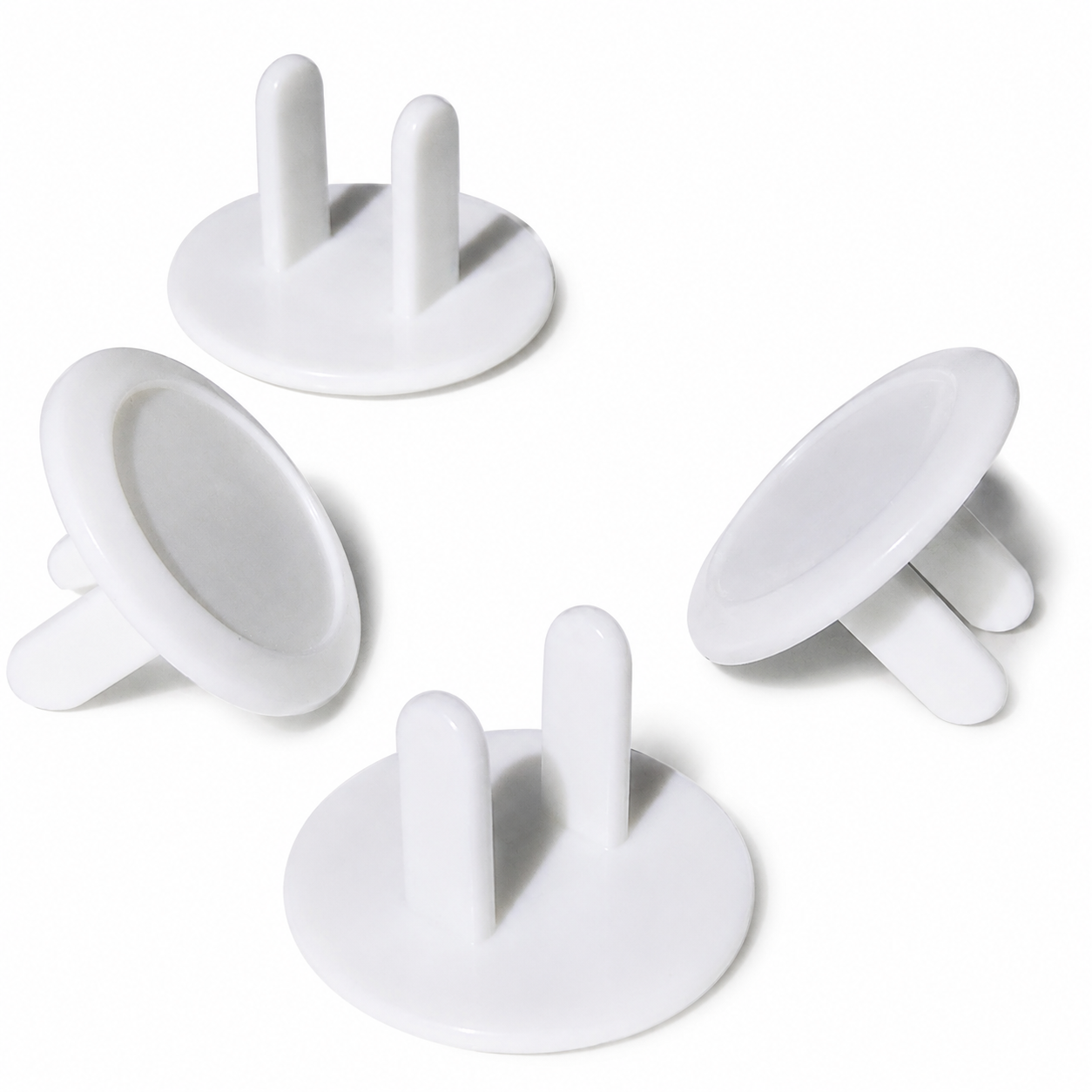 Better Human Goods Round Outlet Covers — 4-Pack, Baby Safety, Snug Fit, Toddler-Proof