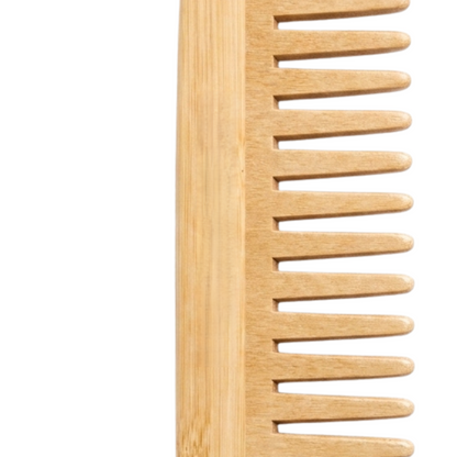 Bamboo Hair & Scalp Tools — Real Wood, Natural Bristles, 4 Styles
