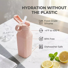 Steely Silicone Water Bottle