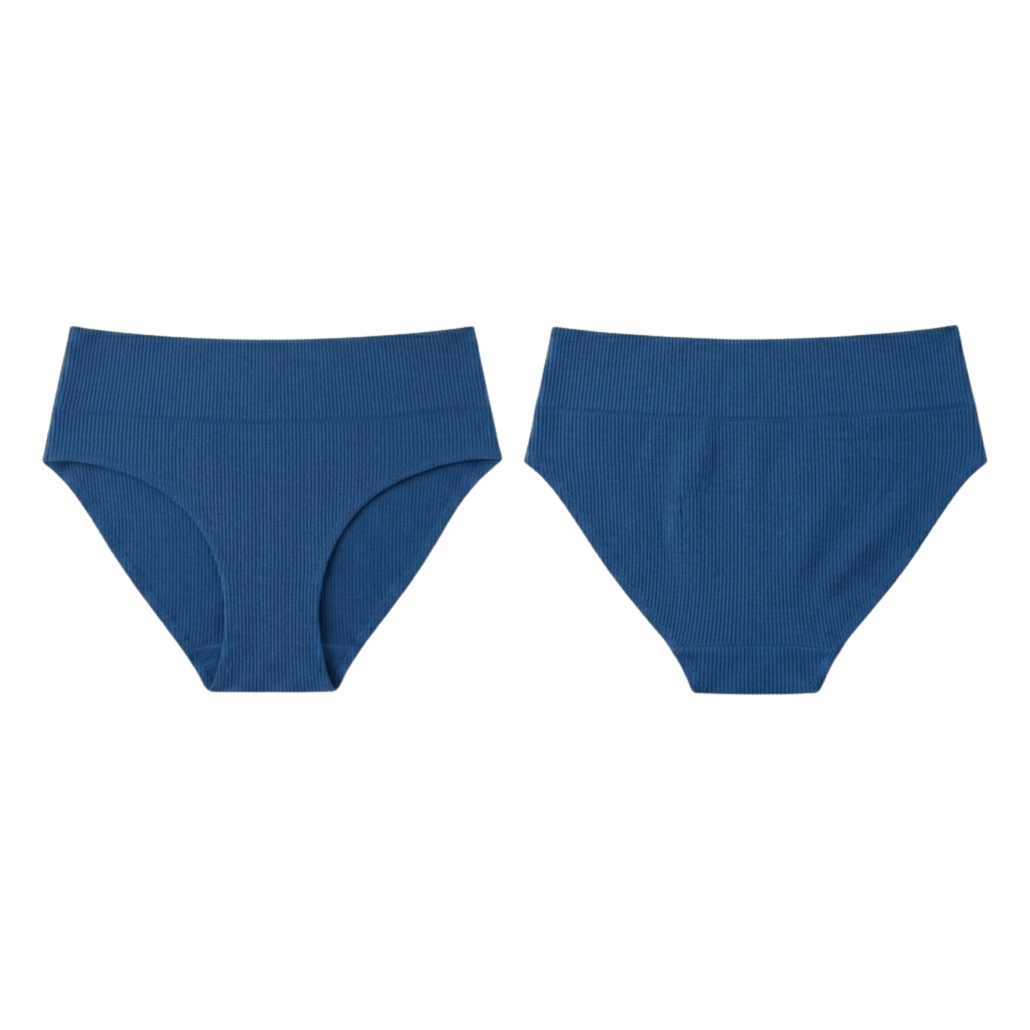 Women's Seamless Ribbed Bikini — No Visible Lines, Low-Rise