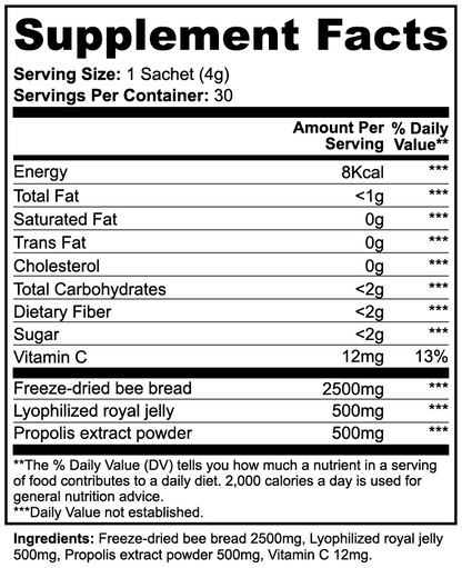Better Human Goods Bee Bread Powder — Real Bee Bread, No Filler