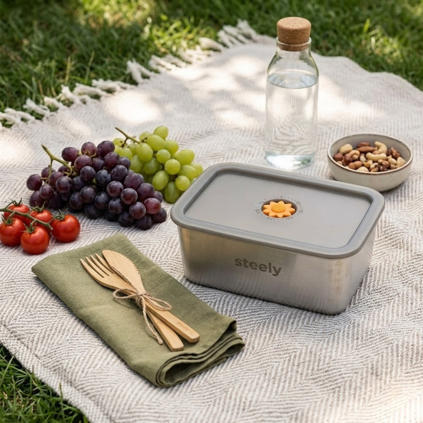 Steely Prep Food Storage 100% Steel