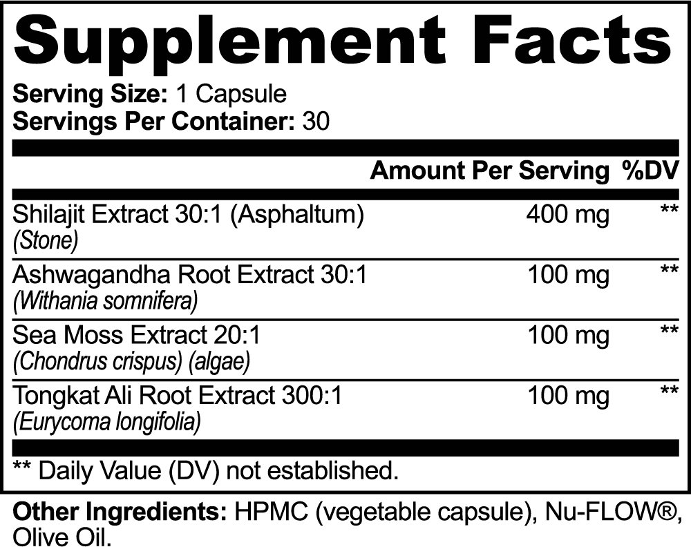 Better Human Goods Shilajit Adaptogen Complex — 4 Real Extracts