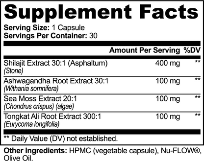 Better Human Goods Shilajit Adaptogen Complex — 4 Real Extracts