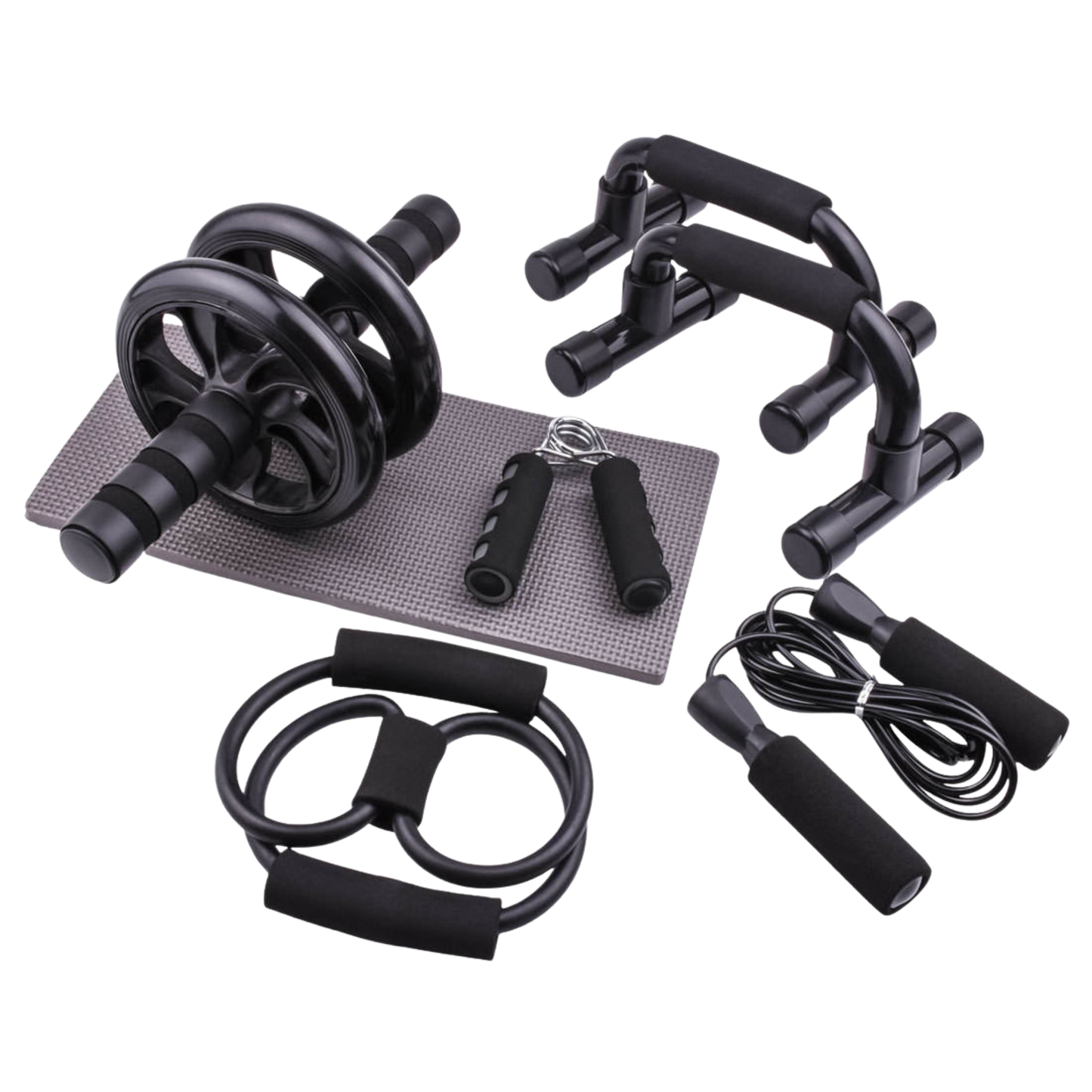 Recovery Tool Set — Foot Roller, Ab Wheel Set & Massage Balls, 5 Styles