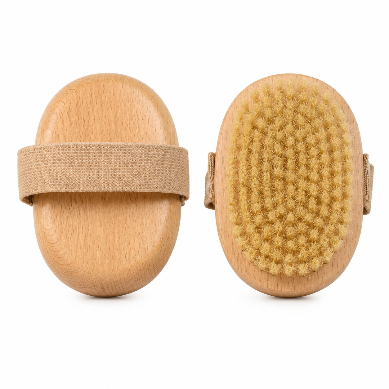 Bamboo Hair & Scalp Tools — Real Wood, Natural Bristles, 4 Styles