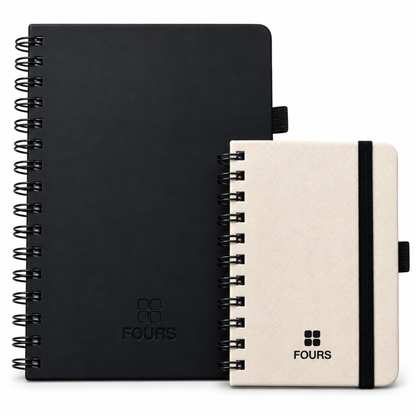 FOURS Notebooks — A5 Daily, A6 Pocket & Duo Bundle