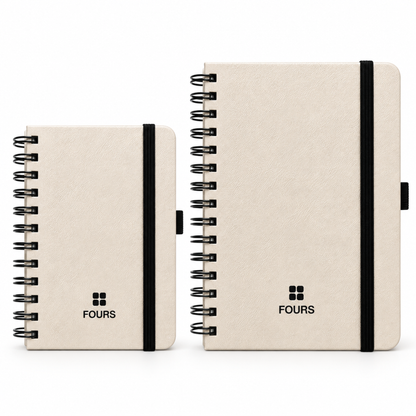 FOURS Notebooks — A5 Daily, A6 Pocket & Duo Bundle