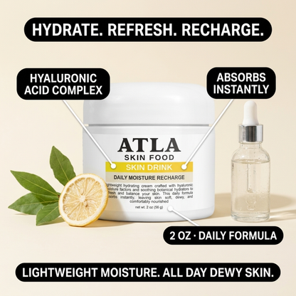 Hydrating Face Cream — Hyaluronic Acid & Real Botanicals, Lightweight Daily Moisture