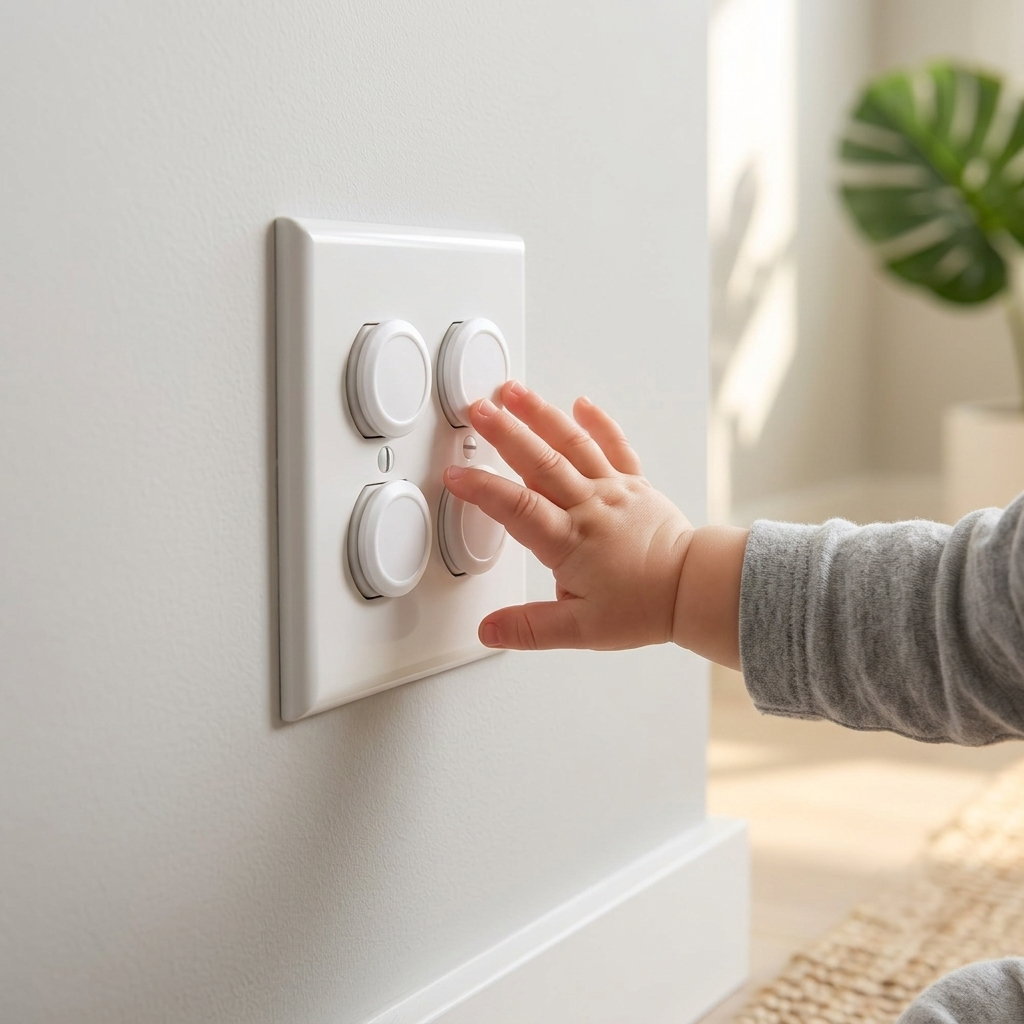 BHG Outlet Cover Installed on US Wall Outlet