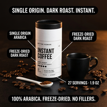 Instant Coffee — Single-Origin, Freeze-Dried, Dark Roast