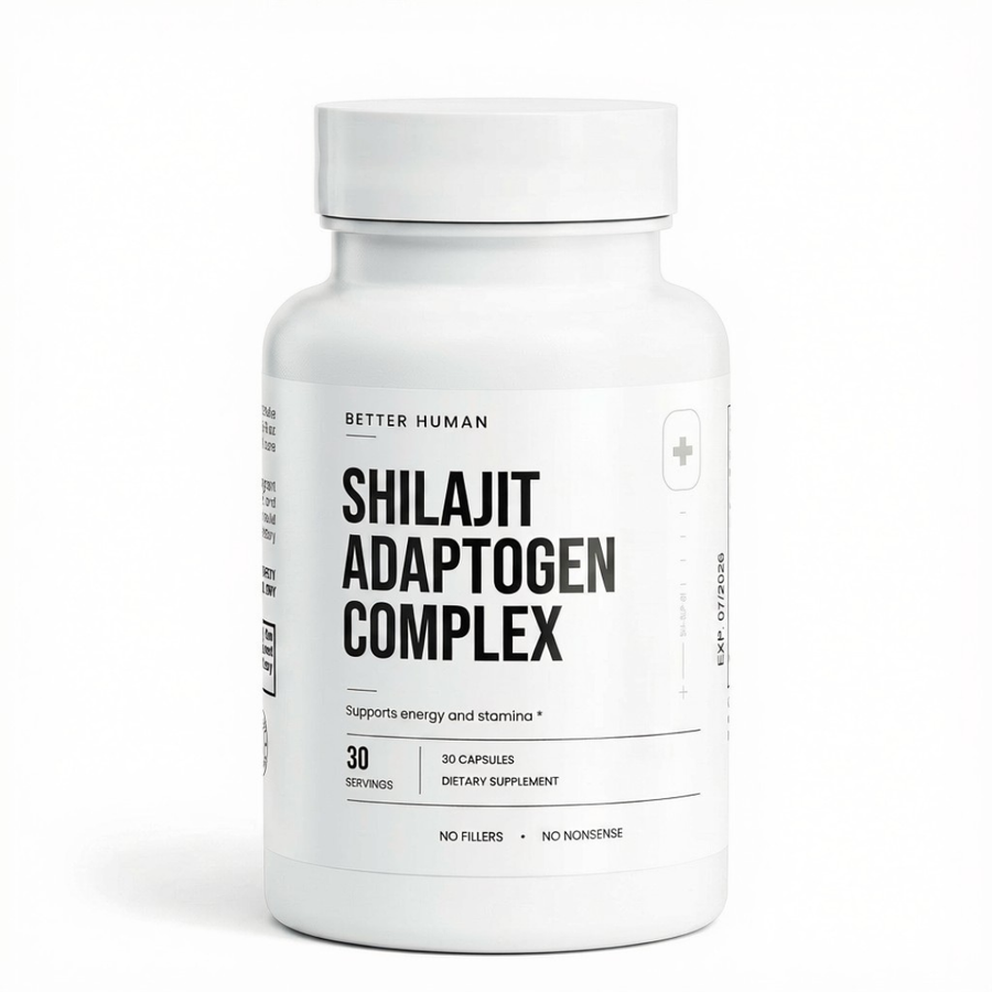 Shilajit Adaptogen Complex — Energy & Vitality Support, 4 Real Extracts