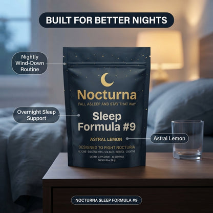 Sleep Formula #9 — Reduces Nighttime Urination, Astral Lemon, 25 Servings
