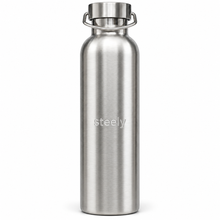 Steely Vacuum Flask — Stainless-steel construction, Bare Steel Interior, 500ml & 1000ml