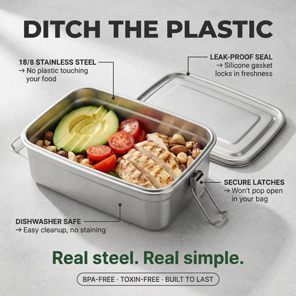 Steely Pure Food Storage 100% Steel