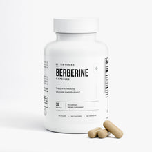 Berberine, front view product photo on a white background.