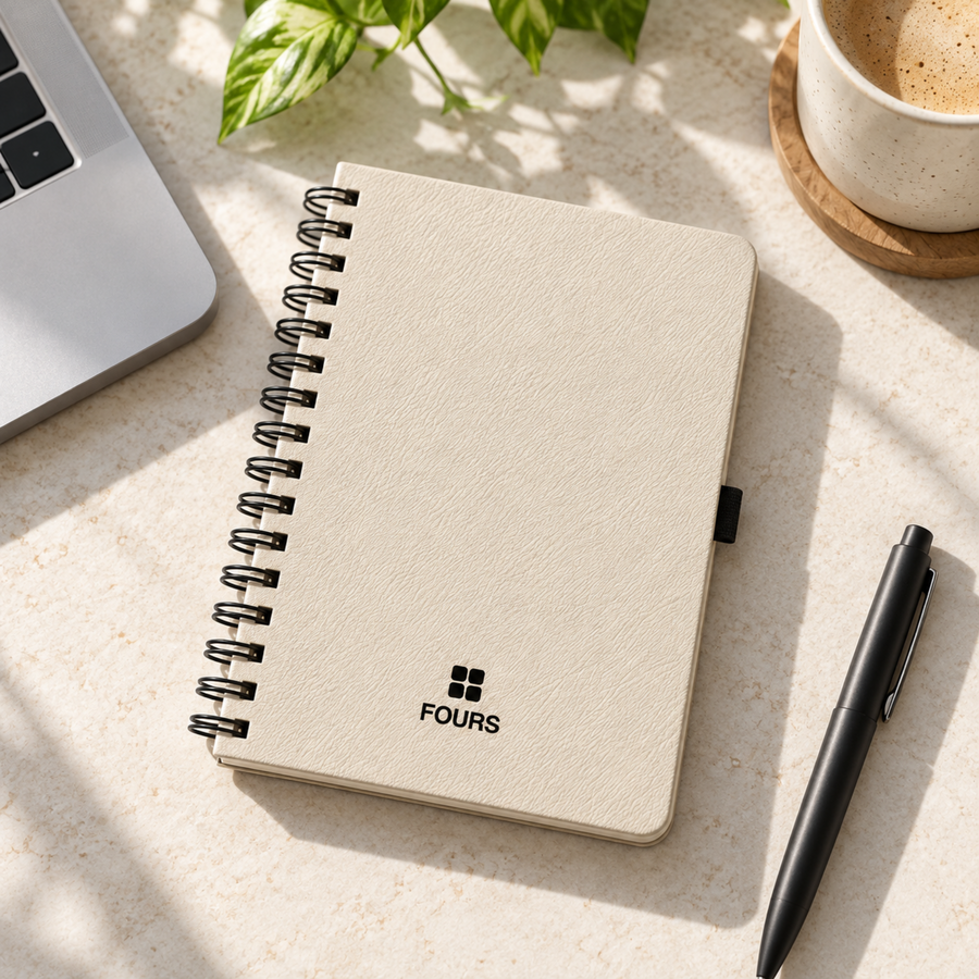 Pocket Notebook — A6 Large — Tan