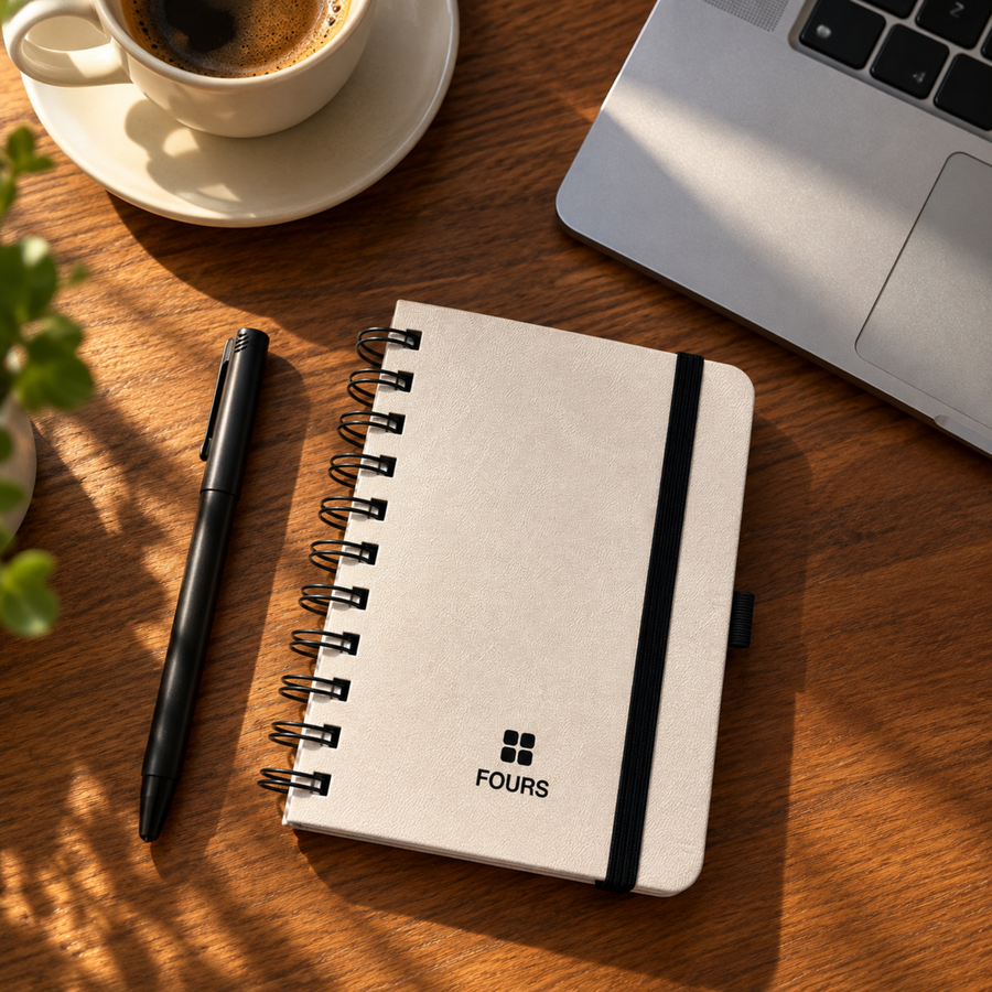 Pocket Notebook — A6 Small — Tan
