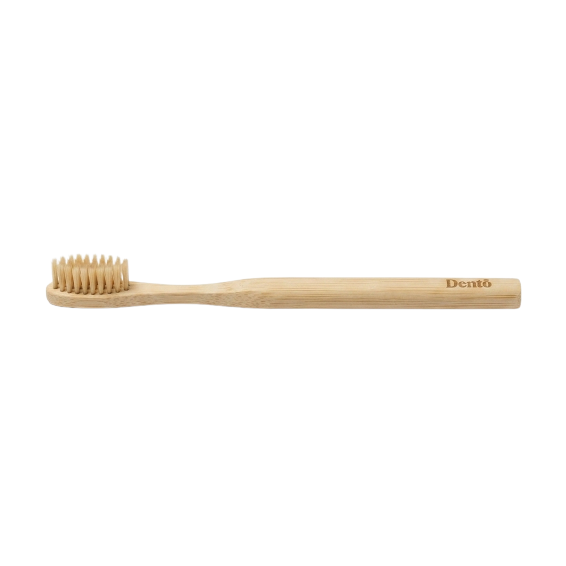 Boar Bristle Toothbrush — product photo on a white background, angled view.